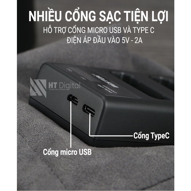 Pin Sạc Cho Canon LP-E10 1500mAh cho máy ảnh Canon 3000D 1500D 1300D 1200D 1100D Rebel T3 T5 T6 Kiss X50 X70