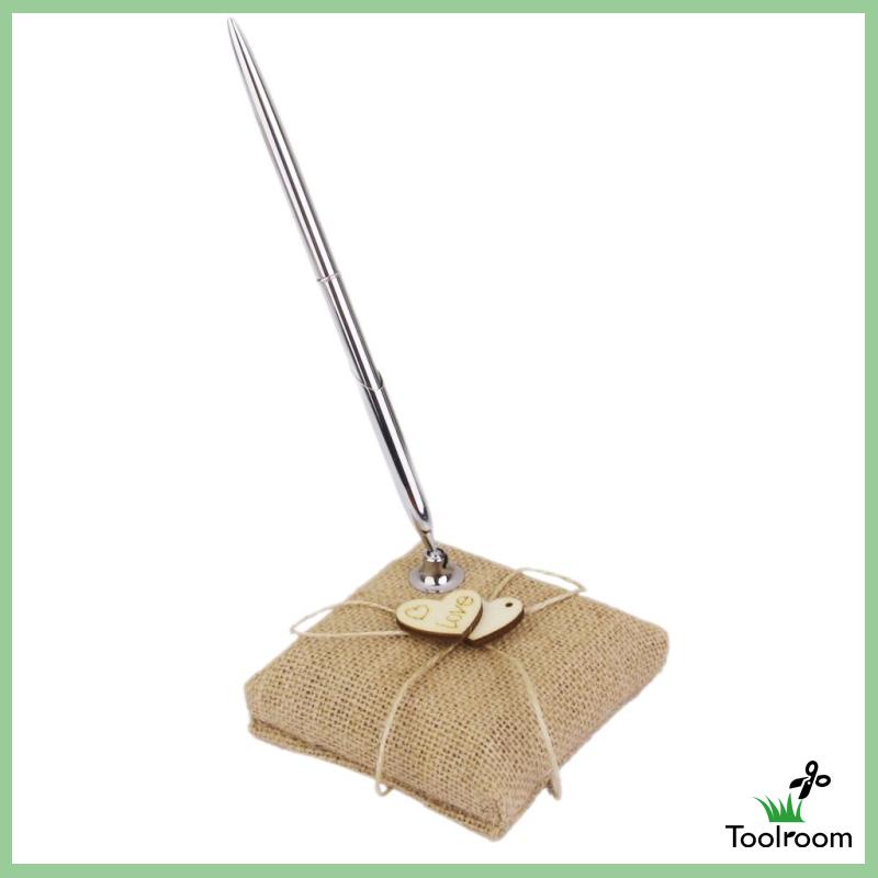 Bộ Ghim Trang Trí Sổ Tay Đám Cưới Bằng Vải Bố Phong Cách VINTAGE