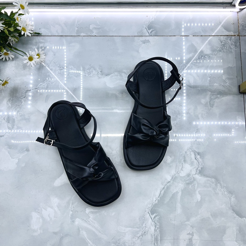 Giày scandal bigsize bánh mì quai xoắn cao 1,5 cm size 40-44