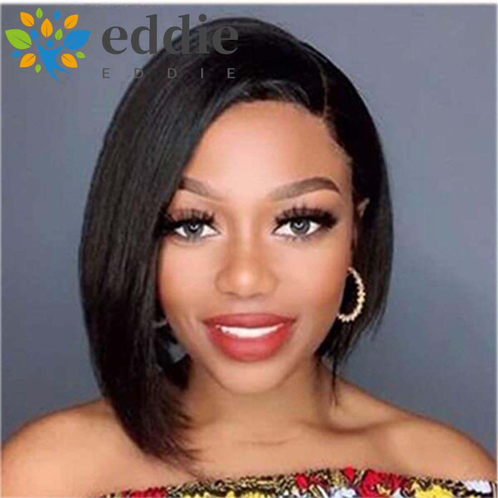 26EDIE Bộ Tóc Giả Kiểu Bob Bằng Sợi Tổng Hợp Màu Nâu Tự Nhiên Cách Nhiệt Dành Cho Nữ Cosplay