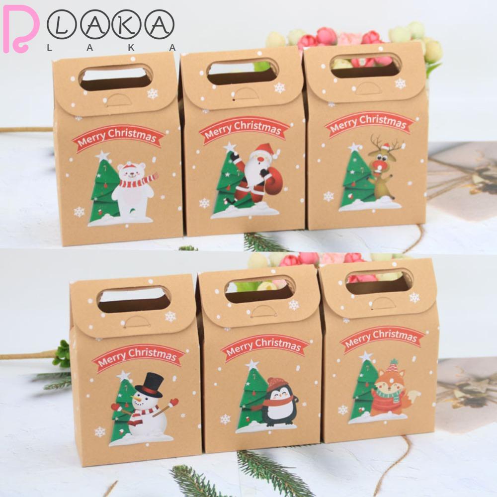 LAKAMIER Bộ 24 Túi Đựng Kẹo Giáng Sinh Dễ Thương