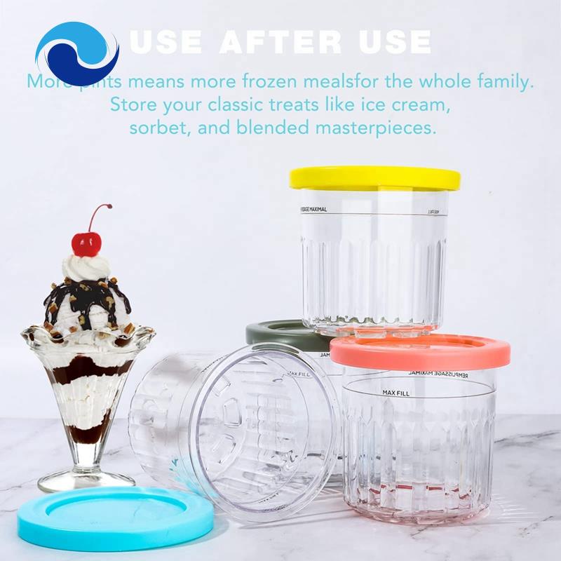 Bộ 4 Cốc Làm Kem 16Oz NC301 NC300 NC299AMZ