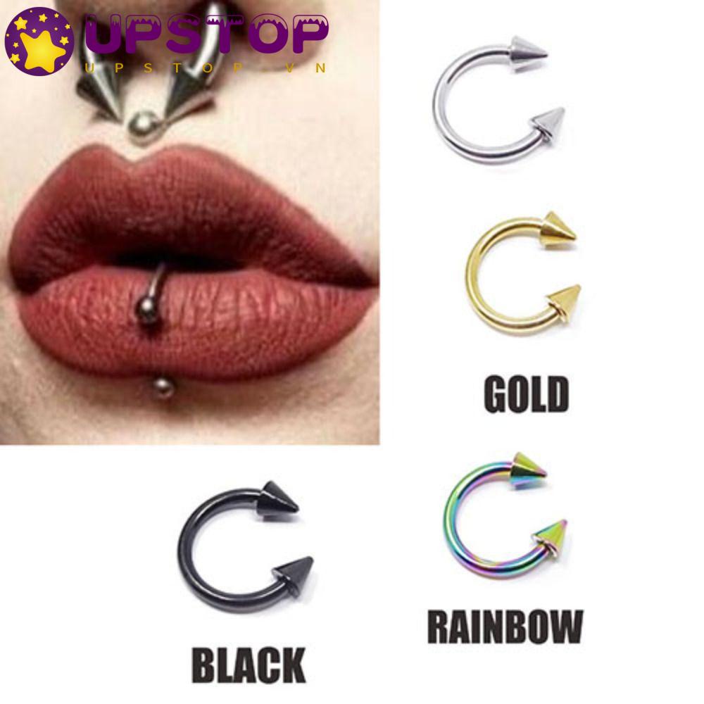 UPSTOPVN Khuyên Xỏ Mũi / Môi Hình Nón Bằng Thép Phẫu Thuật Chất Lượng Cao