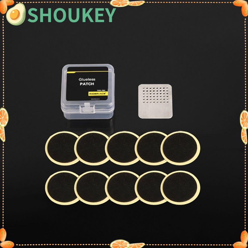 SHOUKEY Bộ Miếng Vá Lốp Xe Đạp Thay Thế Tự Dính Tiện Dụng