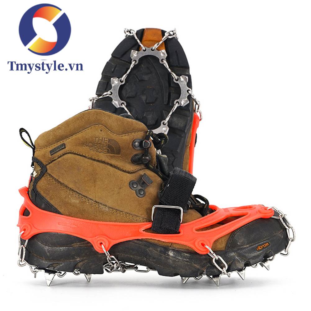 Cặp Đế Giày 13 Răng Chuyên Dụng Cho Leo Núi Mùa Đông
