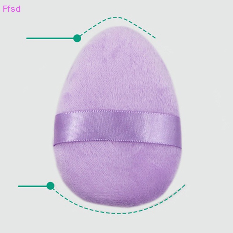 {Ffsd} Set 1 / 3 Bông Mút Trang Điểm Bằng Cotton Cỡ Vừa Và Nhỏ Không Góc Chết