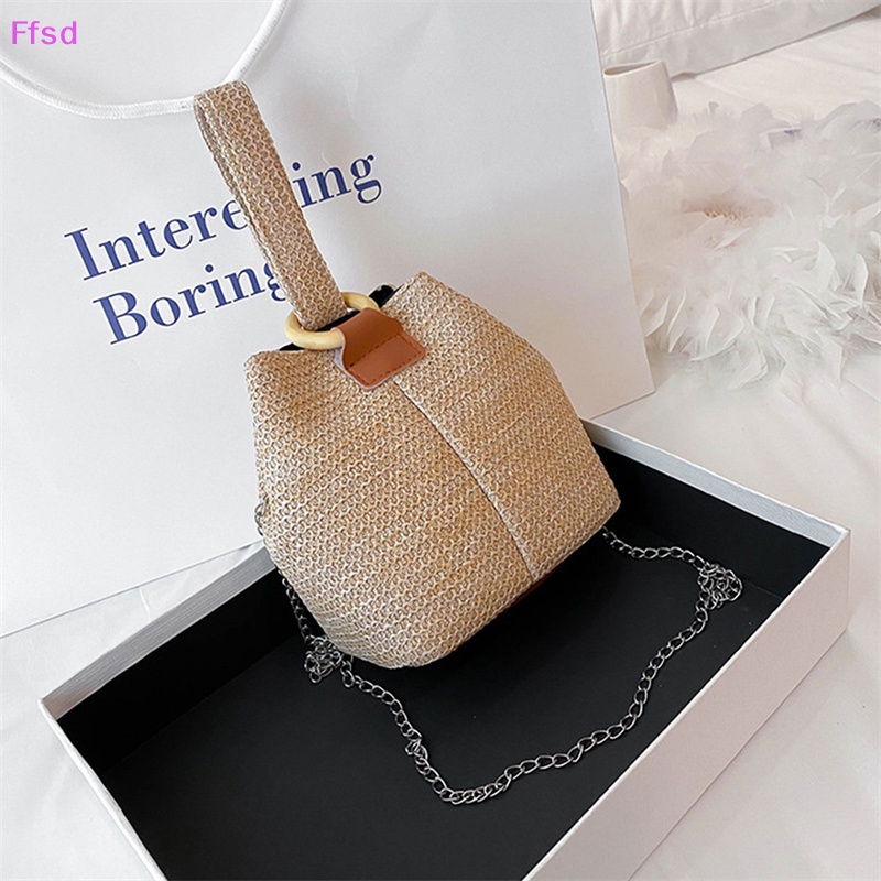 {Ffsd} Túi Đeo Chéo Dệt Nhẹ Nhàng Thanh Lịch Giản Dị Cho Nữ * Bán Chạy