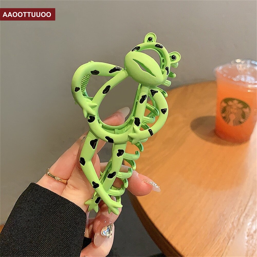 Kẹp Tóc Hình Đầu Ếch / Cá Mập Ngộ Nghĩnh Dễ Thương