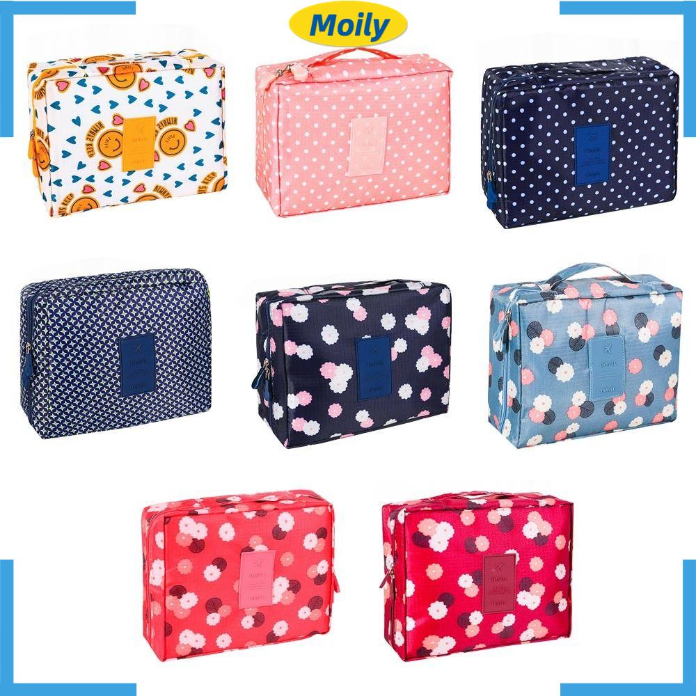 MOILYVN Túi Đựng Đồ Trang Điểm Chống Thấm Nước Nhiều Ngăn Đa Năng