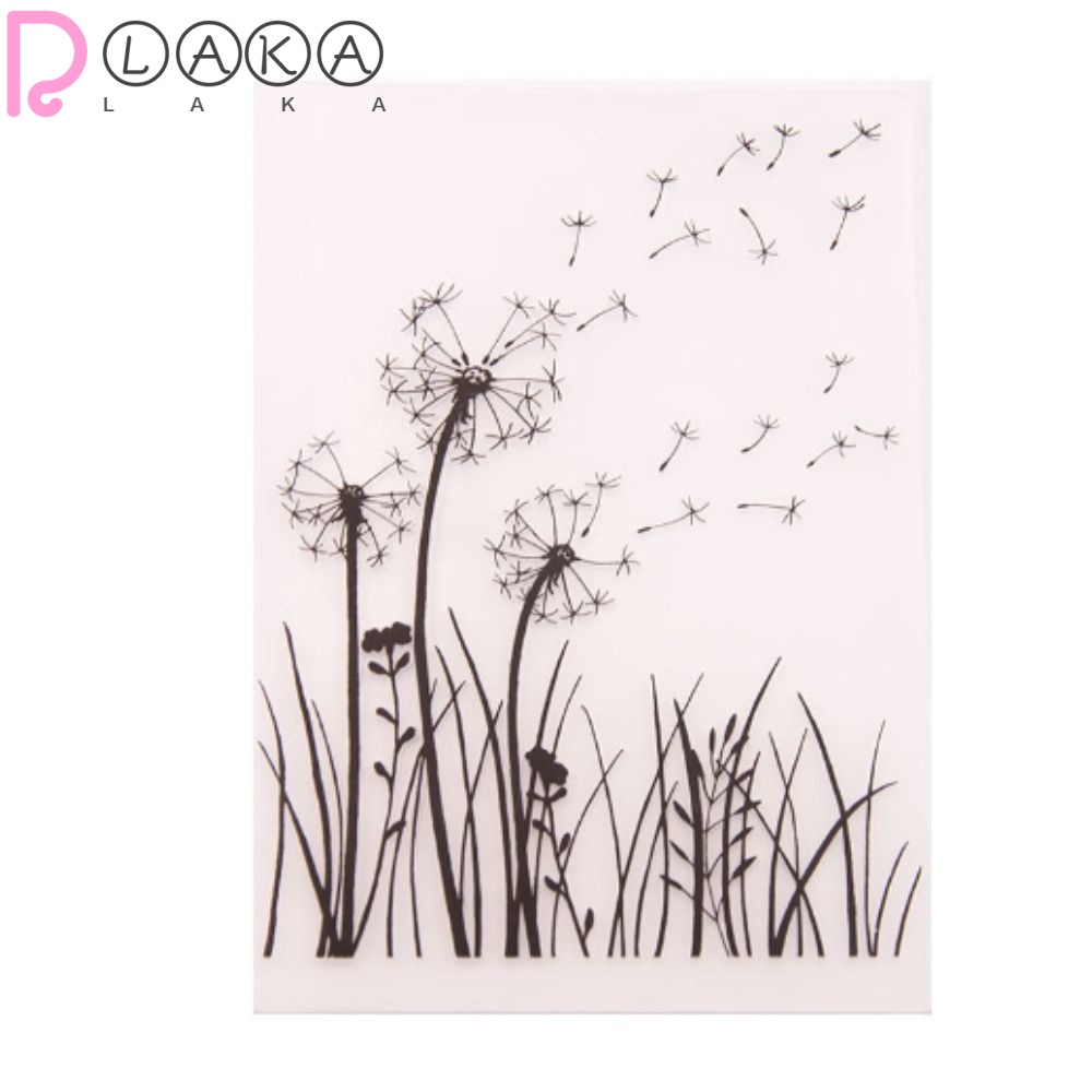 LAKAMIER Khuôn Nhựa Dập Nổi Hình Chữ Nhật Làm Thẻ Giấy Thủ Công Trang Trí Giáng Sinh