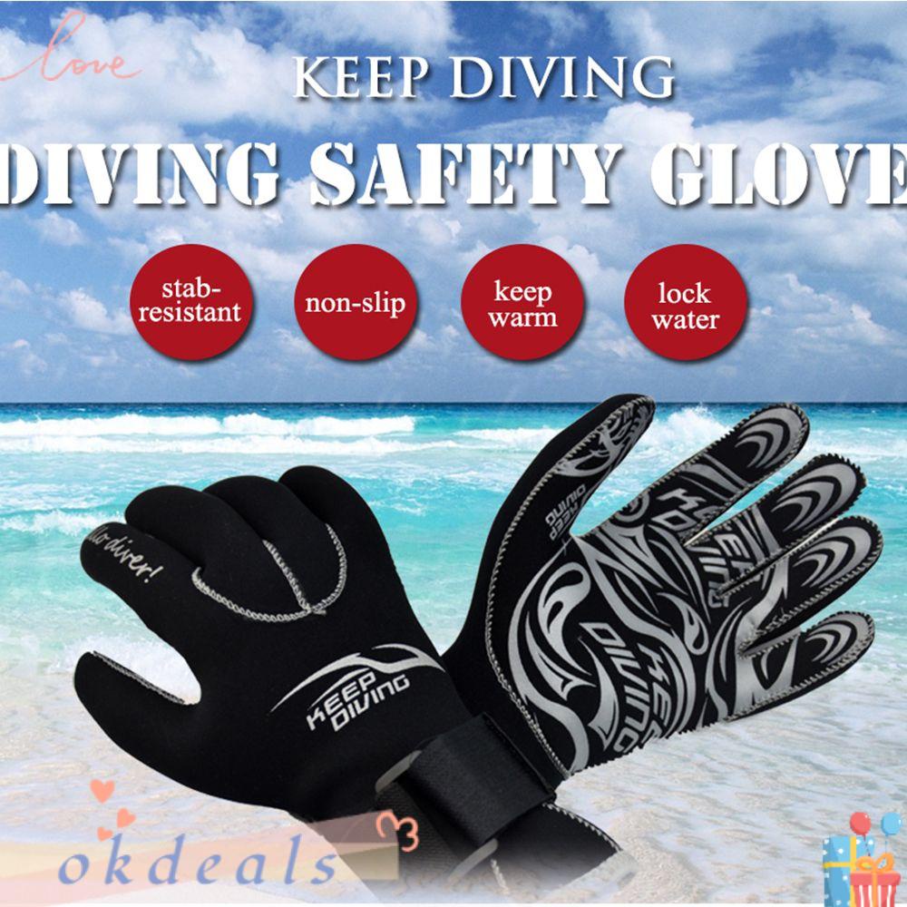 OKDEALS Găng Tay Bơi Lội Giữ Ấm Chống Trầy Xước