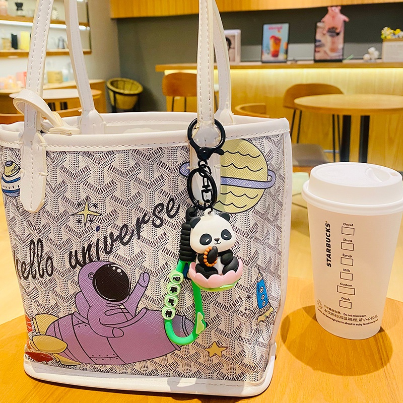 Móc Khóa Hình Gấu Trúc Hoạt Hình Dễ Thương