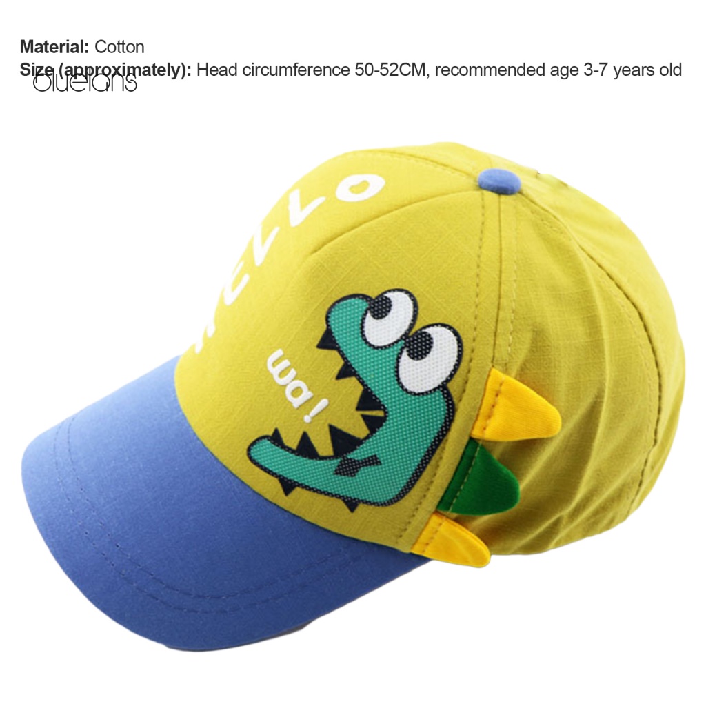 Mũ Lưỡi Trai In Hình Khủng Long Bảo Vệ Cho Bé