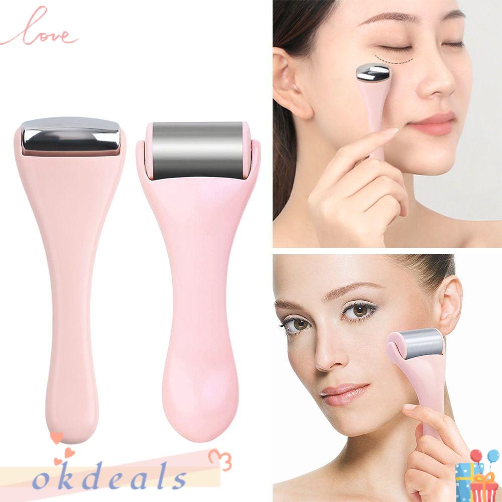 OKDEALS Cây Lăn Mát Xa Mặt Bằng Thép Không Gỉ Tiện Dụng Cho Spa