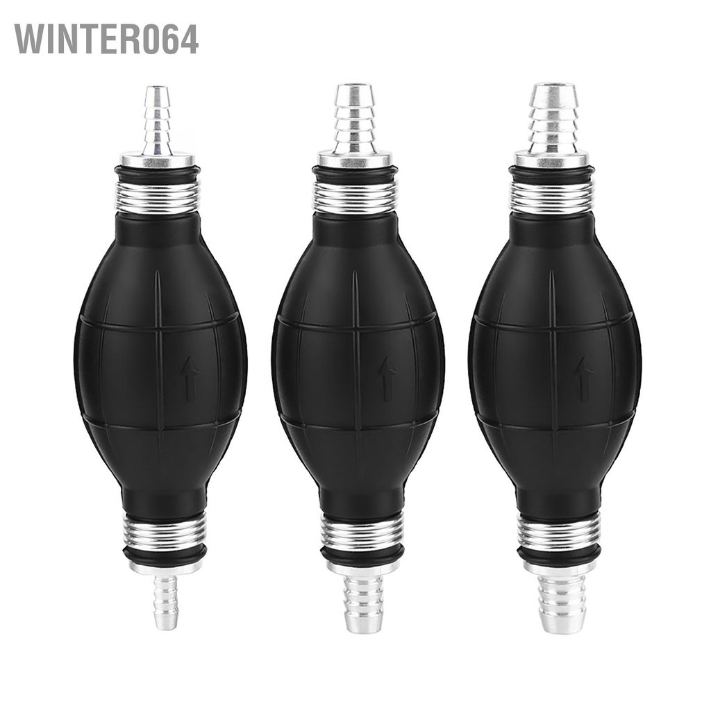 Winter064 Dây chuyền bơm nhiên liệu bằng cao su &amp; nhôm Tay mồi Bóng xăng Xăng cho ô tô Thuyền Marine Outboard