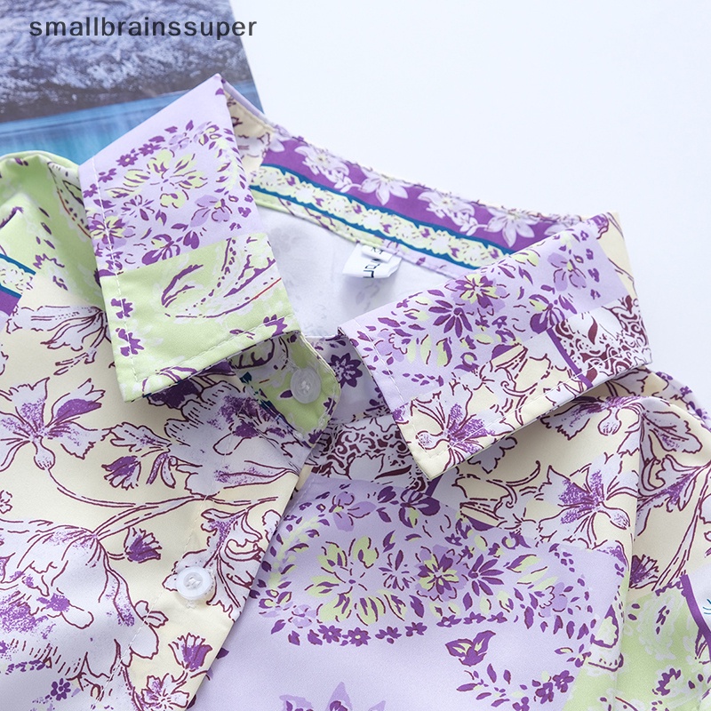 Áo Sơ Mi Dài Tay Dáng Rộng In Họa Tiết Hoa Thời Trang Mùa Hè Cho Nữ