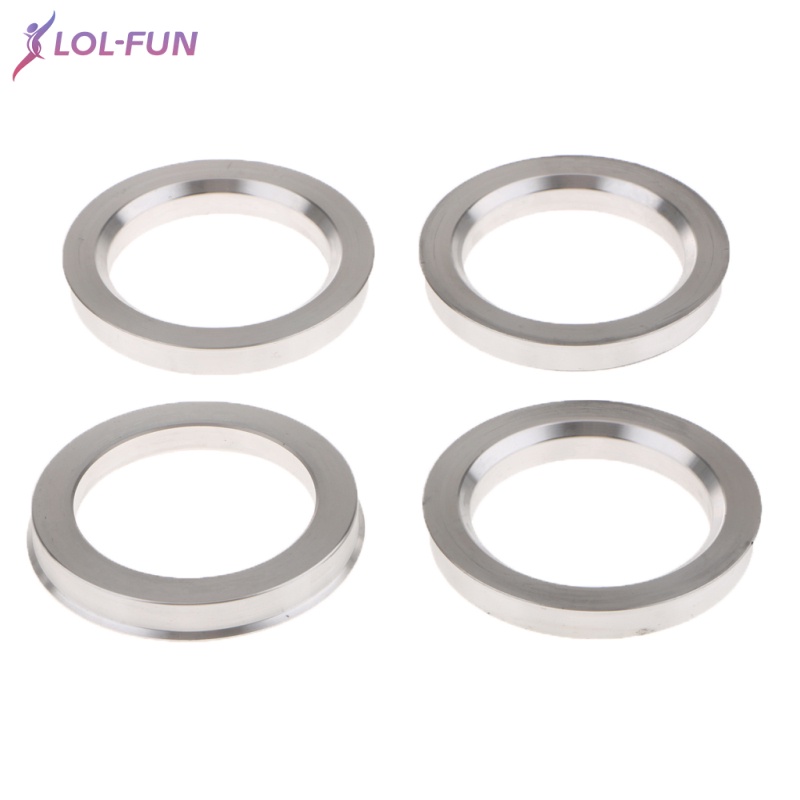 Set 4 vòng đệm trục bánh xe IUIU 73.1mm sang 54.1mm bằng hợp kim nhôm chuyên dụng
