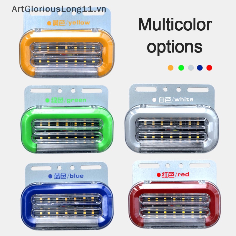 1 Đèn LED Tín Hiệu 12V Gắn Hông Xe Hơi Xe Tải