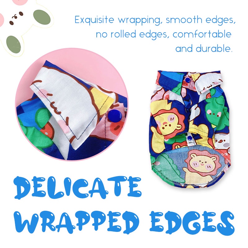 HamshMoc Áo Mềm Nhẹ Thoáng Khí In Họa Tiết Hamsa Dễ Thương Thời Trang Mùa Hè Cho Cún Cưng