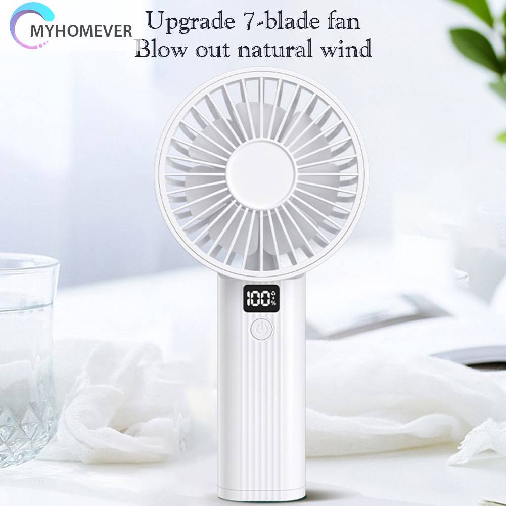 Quạt Điện Làm Mát 2400mAh Có Thể Gấp Gọn Tiện Dụng Cho Gia Đình