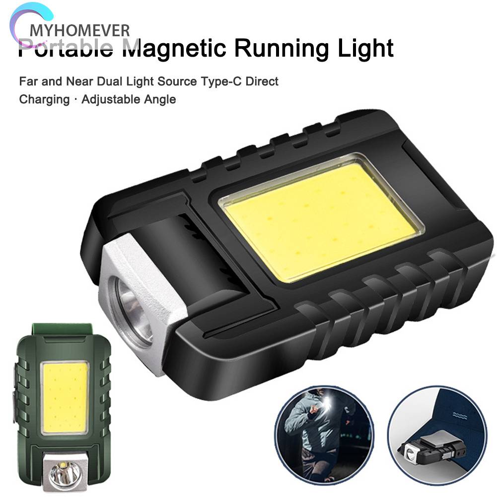 Đèn Led Kẹp Mũ COB 500mAh 500LM Sạc Được Loại C