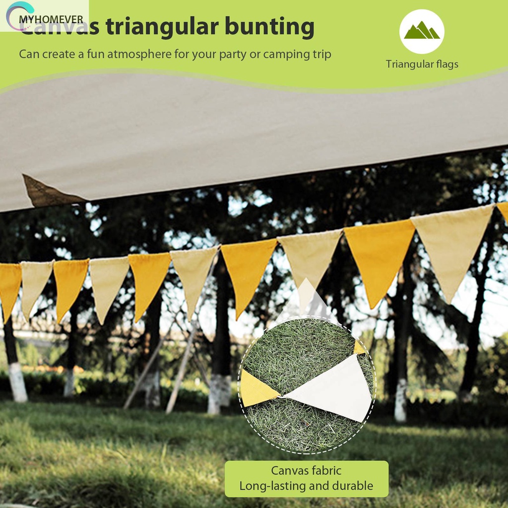 Cờ Tam Giác Treo Lều Cắm Trại Ngoài Trời Tiện Dụng