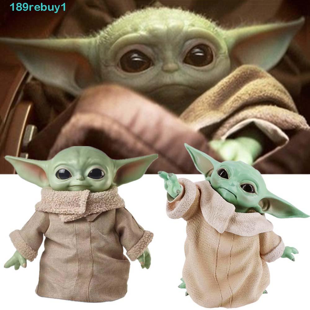REBUY1 Mô Hình Đồ Chơi Em Bé Yoda Dễ Thương Dùng Làm Quà Tặng Cho Bé