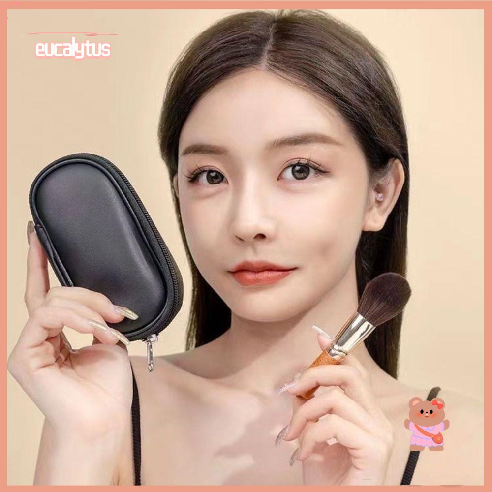 EUTUS Cọ Trang Điểm Lông Thú Tay Cầm Ngắn