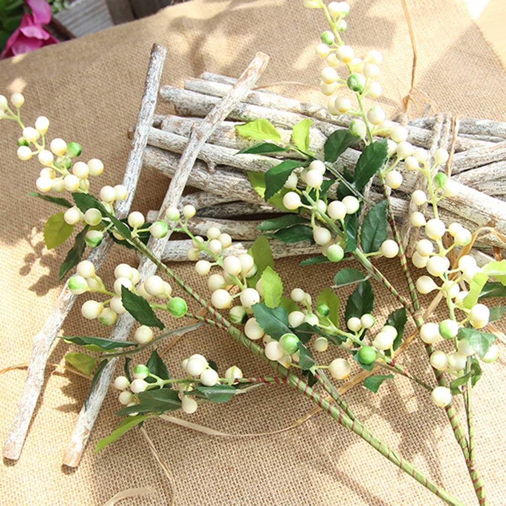 Cành Lá Xanh Nhân Tạo Trang Trí Nhà Cửa / Tiệc Cưới