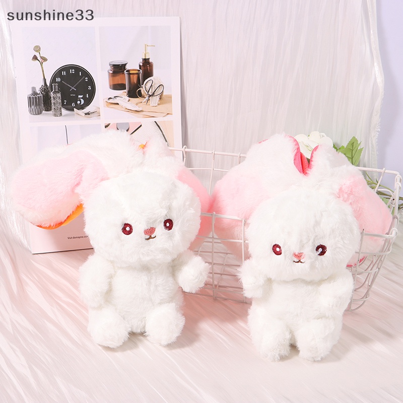 1 Thỏ Nhồi Bông Ẩn Trong Túi Dâu Tây / Cà Rốt Dễ Thương