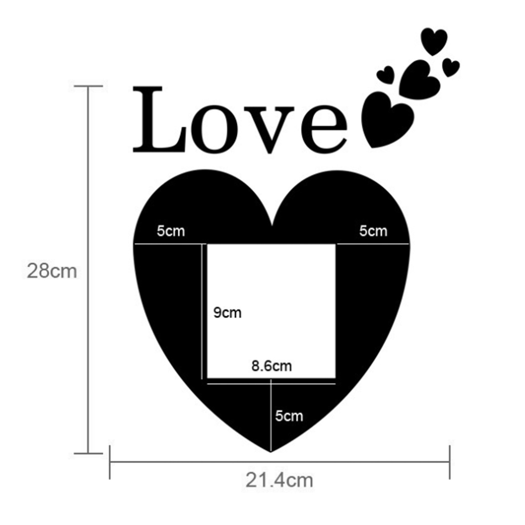 1 Bộ Miếng Dán Công Tắc Bằng Acrylic Tráng Gương Bắt Mắt Sáng Tạo Trang Trí Nhà Cửa