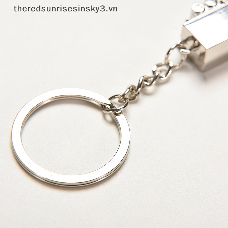 Móc Khóa Kim Loại Mini Hình Xe Tải 3D Dễ Thương Sáng Tạo