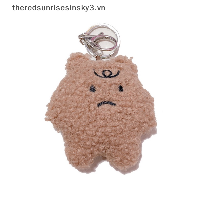 Móc Khóa Hình Búp Bê Nhồi Bông Mềm Mại Đáng Yêu