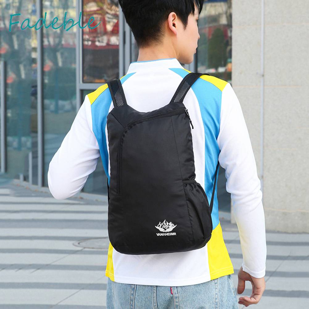 Ba Lô Nylon Sức Chứa Lớn Có Thể Gấp Lại Tiện Dụng