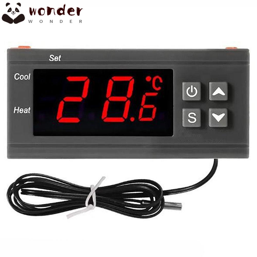 WONDER Bộ Điều Nhiệt Kỹ Thuật Số 1 Cái Có Đèn LED Kỹ Thuật Số - 58~210°F Thiết Bị Điều Khiển Nhiệt Độ Giai Đoạn Kép STC 1000 110-220V - 50°C~99°C Bộ Điều Khiển Nhiệt Độ Cho Tủ Lạnh