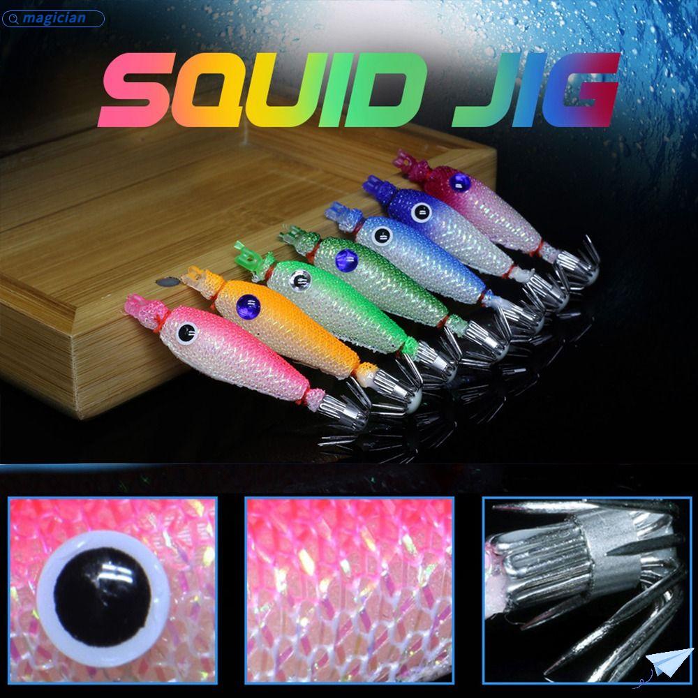 MAG Set 7 Mồi Câu Cá Giả Hình Con Mực Mềm