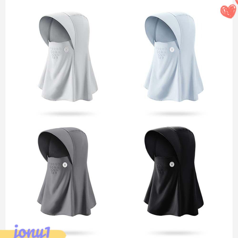 JONYE Yếm Ăn Bằng Lụa Lạnh Thoáng Khí Chống Tia UV