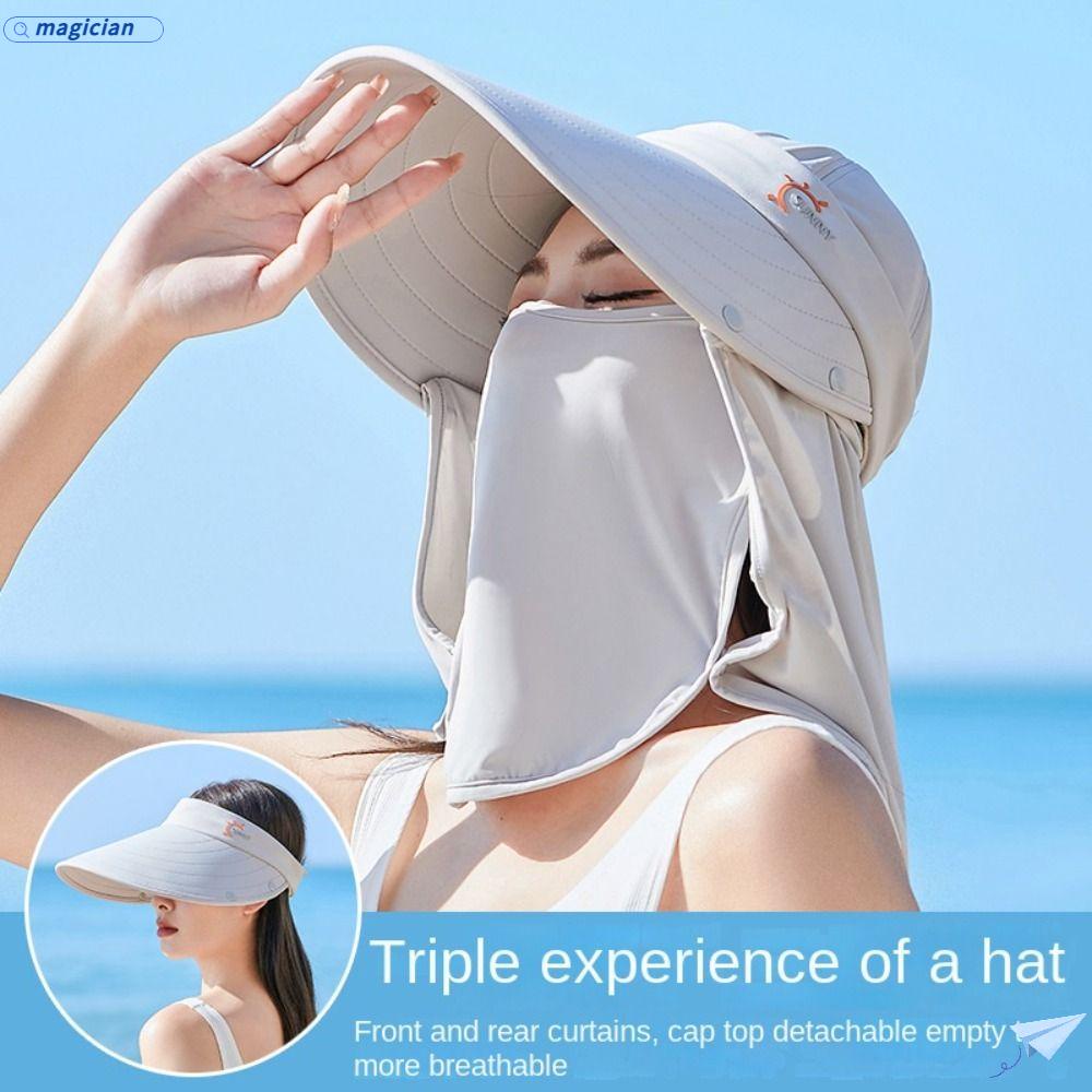 MAG Mũ Chống Nắng Mùa Hè Thoáng Khí Thoải Mái Có Thể Tháo Rời Bảo Vệ Cổ