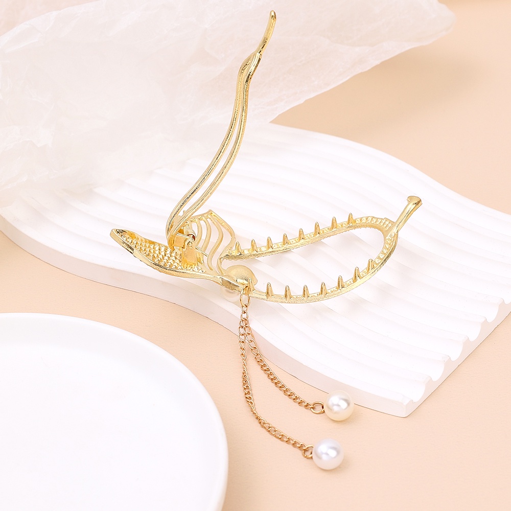 Kẹp Tóc Đính Ngọc Trai Giả Thanh Lịch Dành Cho Nữ