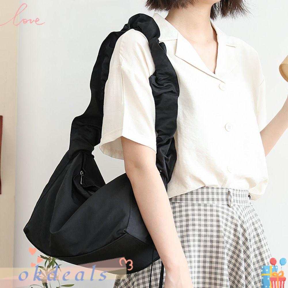 OKDEALS Túi Xách Đeo Vai Vải Thời Trang Sành Điệu