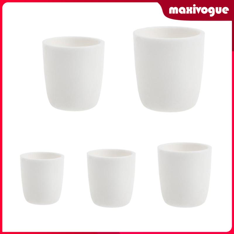 Nồi Nấu Tan Chảy Kim Loại Nhôm Corundum Crucible Crucible 20,50,100,150ml -