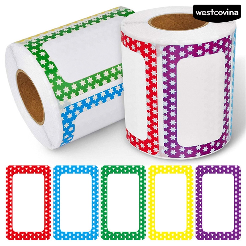 [WSTN] [WSTN] [WSTN]✎1 Cuộn Nhãn Dán Tự Dính Có Thể Tháo Rời Dùng Ghi Tên Cá Nhân