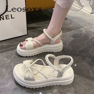 Leosoxs dép sandal nữ dép nữ dép bánh mì nữ dép bánh mì Chống Trượt 070511