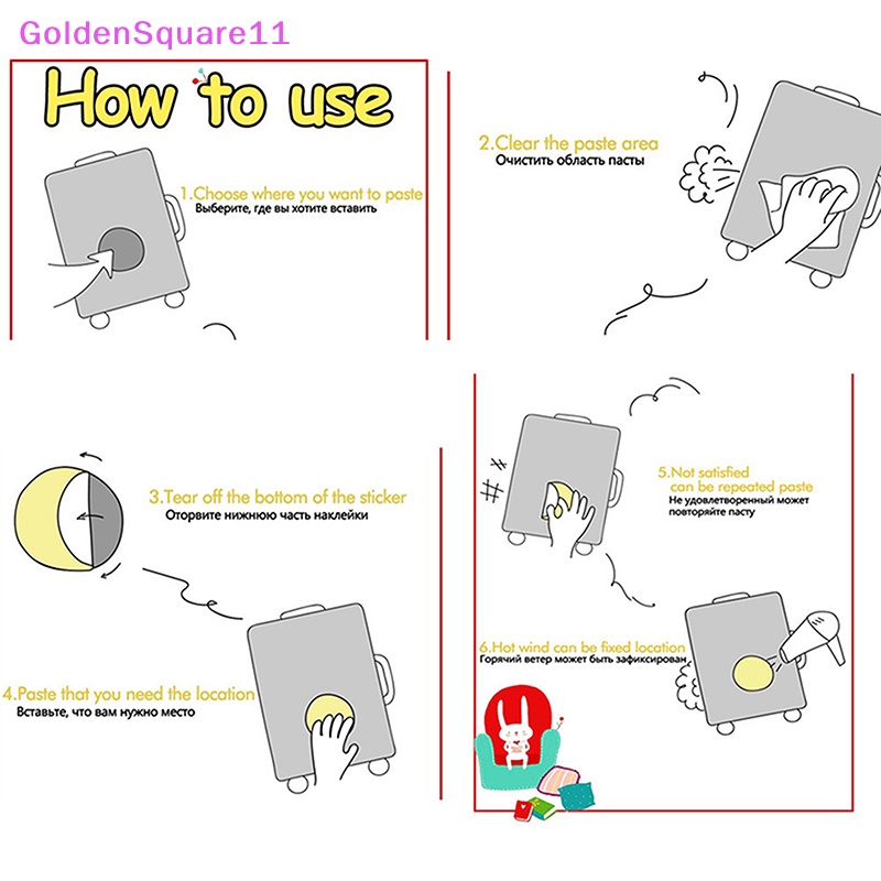 Bộ 62 Miếng Dán Trang Trí Xe Hơi / Vali / Laptop / Sổ Tay Hình Viên Gạch Kiểu Vintage