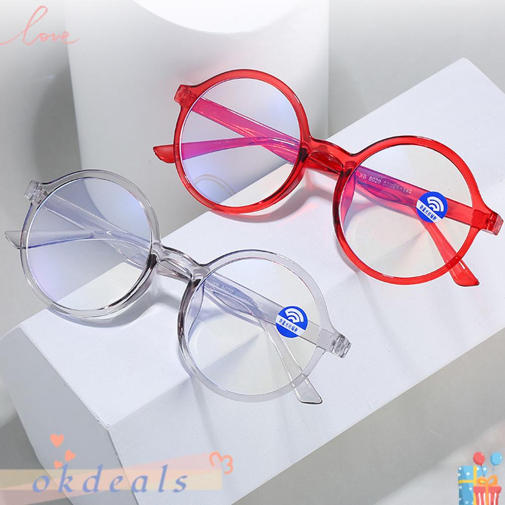 OKDEALS Mắt Kính Gọng Phẳng Siêu Nhẹ Chống Tia Bức Xạ Ánh Sáng Xanh Thời Trang Unisex