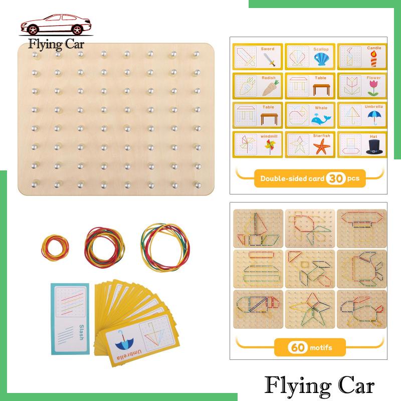 Bộ Đồ Chơi Hình Học Bằng Gỗ Theo Phương Pháp Montessori Cho Trẻ Em