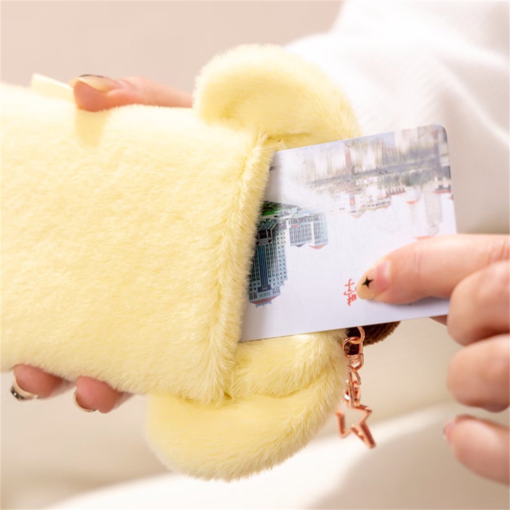 SANRIO Ví Đựng Thẻ Hình Thỏ Melody Kuromi Cinnamoroll Id Nhồi Bông Dễ Thương