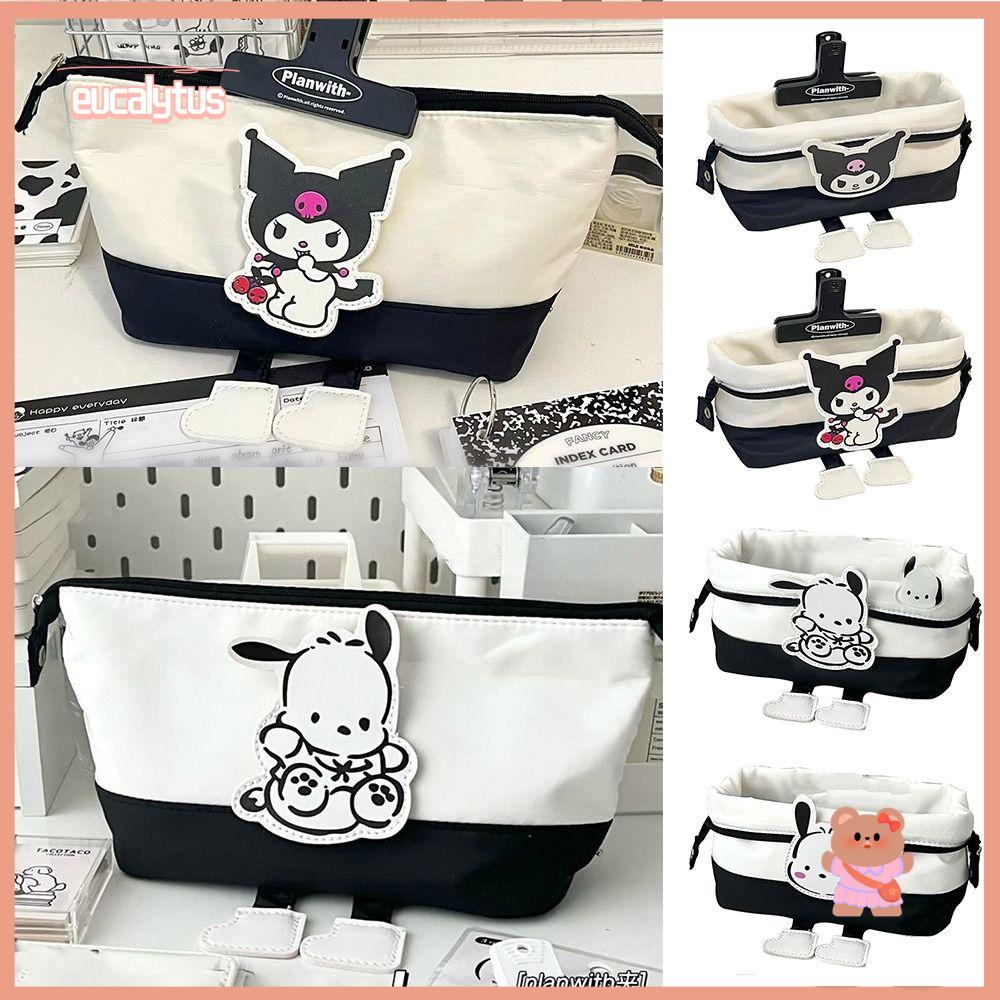 EUTUS Hộp Đựng Bút Bằng Vải Oxford Sức Chứa Lớn Sắp Xếp Gọn Gàng Cho Học Sinh