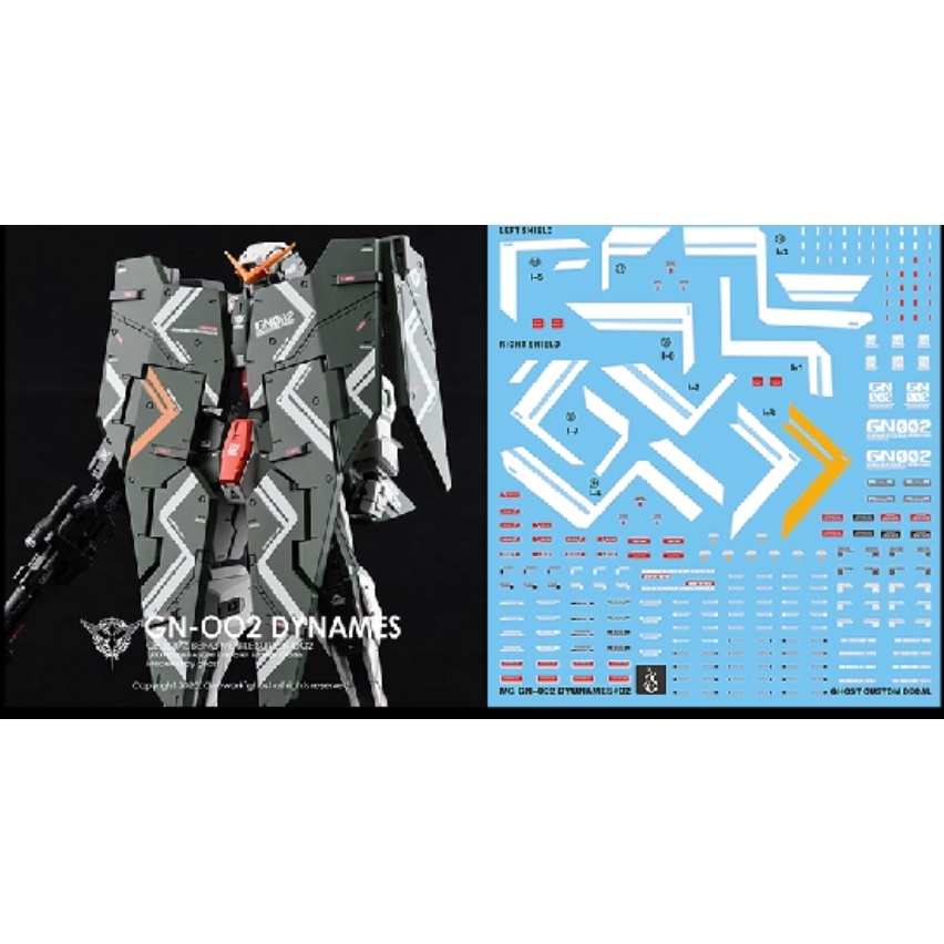 Đề can trượt nước YAN GHOST MG Dynames 00 (YANMG006)