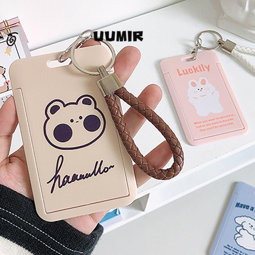 UUMIR Ví Nhựa Đựng Thẻ Tín Dụng / Danh Thiếp Họa Tiết Hoạt Hình Cho Học Sinh